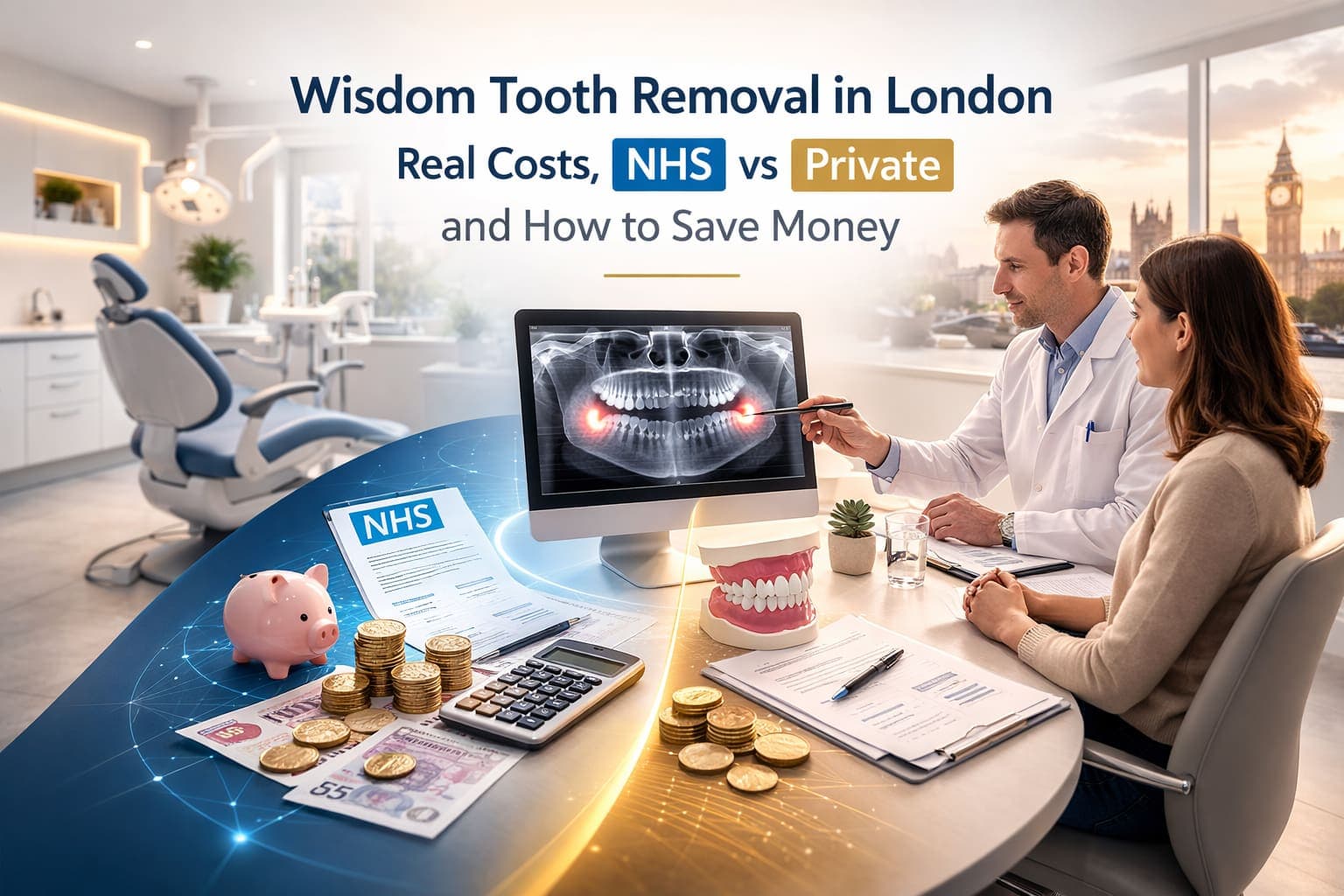 Wisdom Tooth Removal in London: Real Costs, NHS vs Private, and How to Save Money